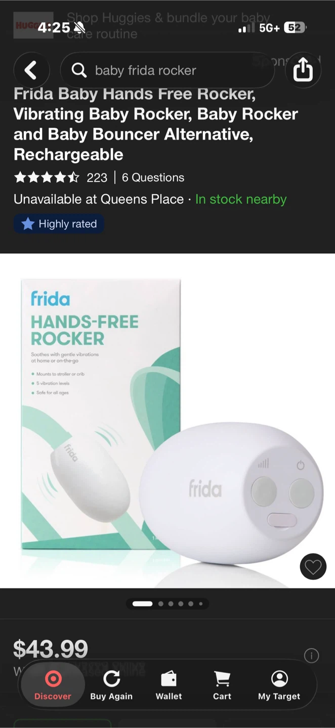 Frida Baby Hands-Free Rocker