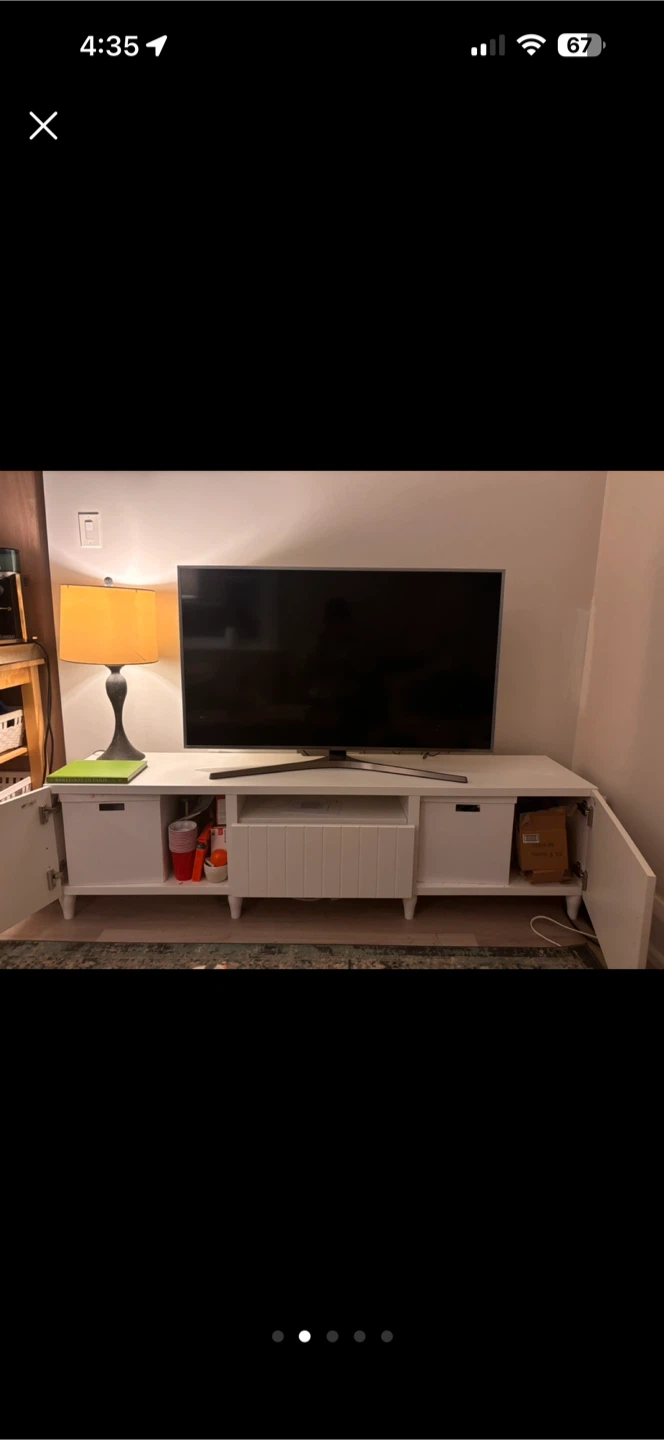 IKEA BESTÅ TV Bench White - photo 2