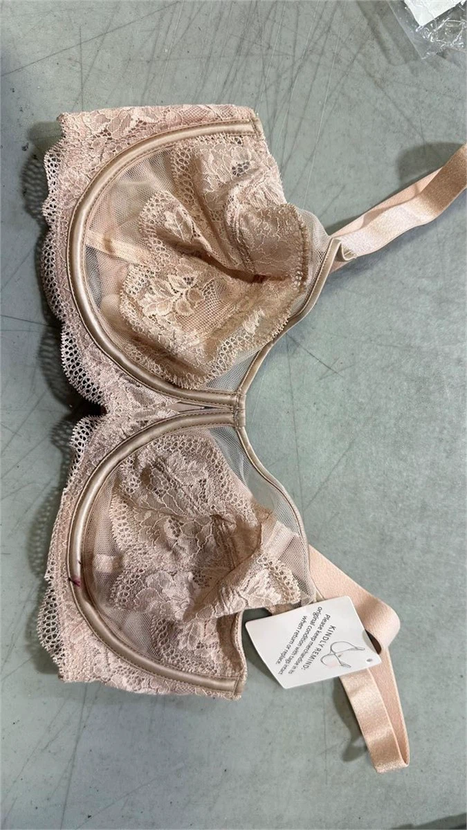 Women's Lace Bra Size:32 DD Unlined Comfort, Mesh Sheer Lace - photo 3