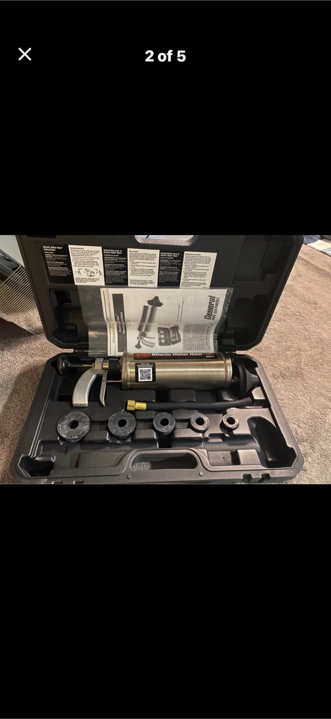 Brand new Pipe Kinetic Water Ram Drain Cleaning Tool - photo 2