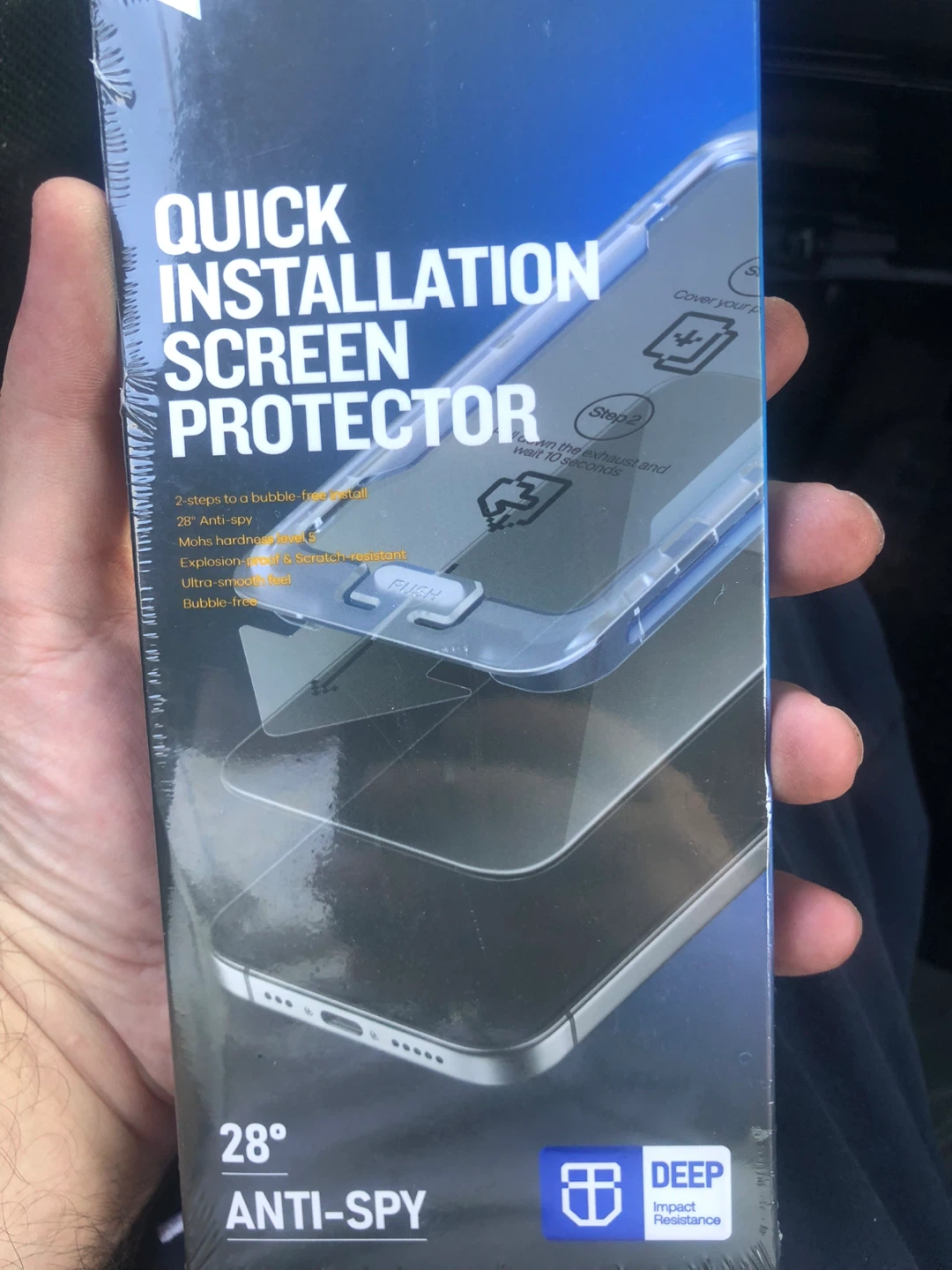 SmartDevil Quick Installation Screen Protector for iPhone 16