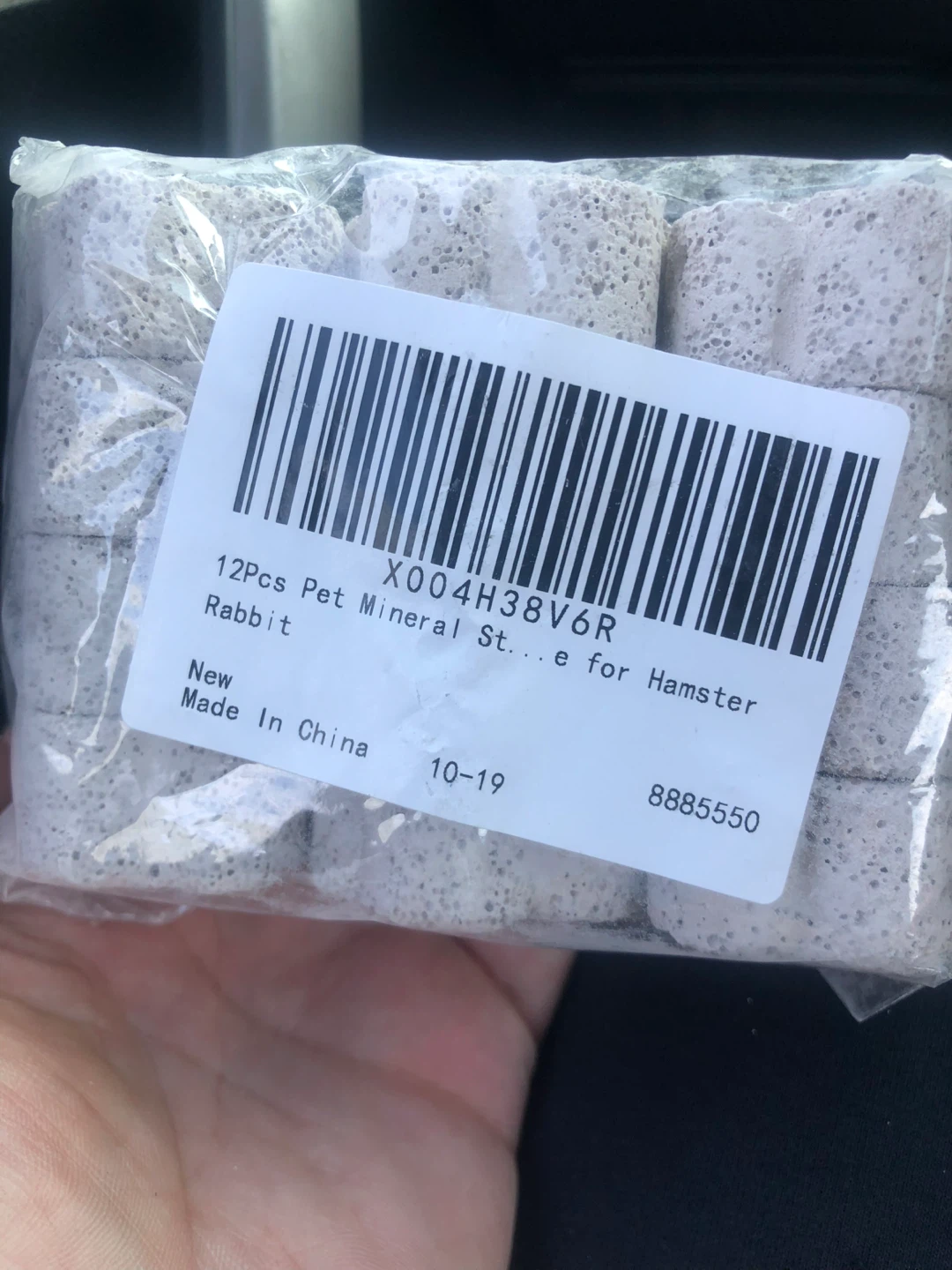 12 Pcs Pet Mineral Stones for Hamster/Rabbit