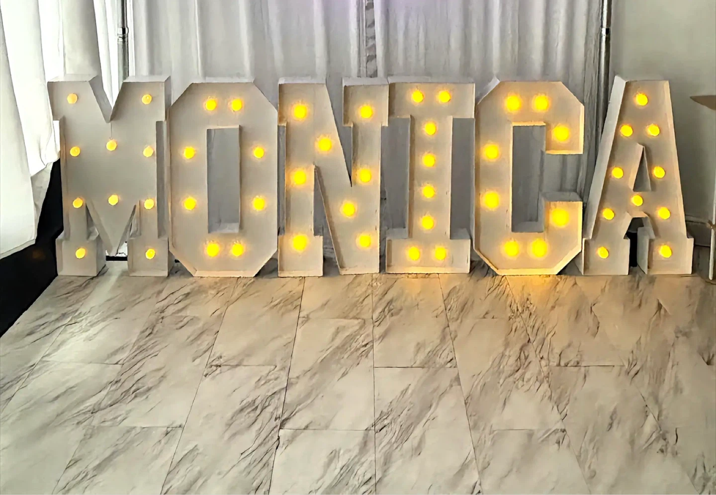 3ft Light-Up Marquee Letters for Events - photo 2