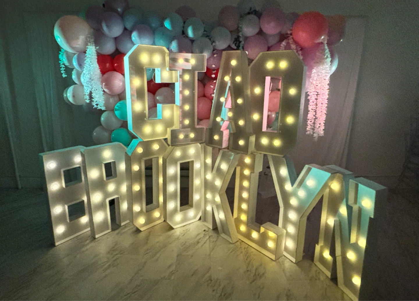 3ft Light-Up Marquee Letters for Events