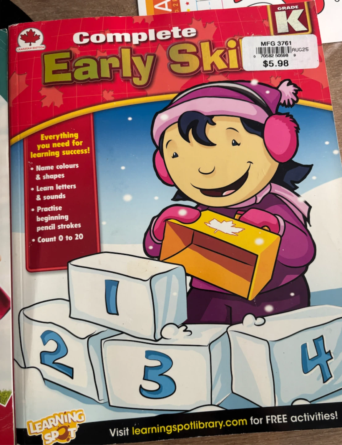 Bundle of kid workbooks for kindergarten - photo 4