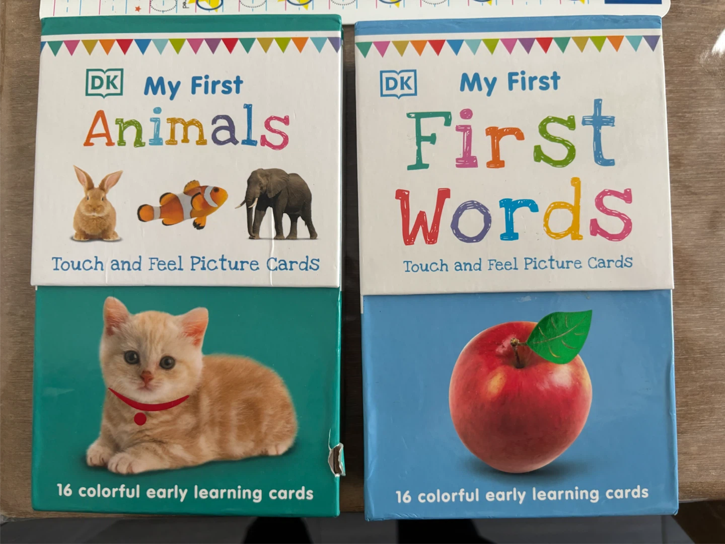 DK My First Animals and First Words Touch and Feel Picture Cards
