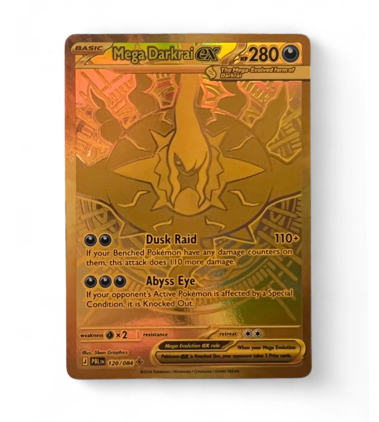 Pokemon Mega Darkrai EX Trading Card
