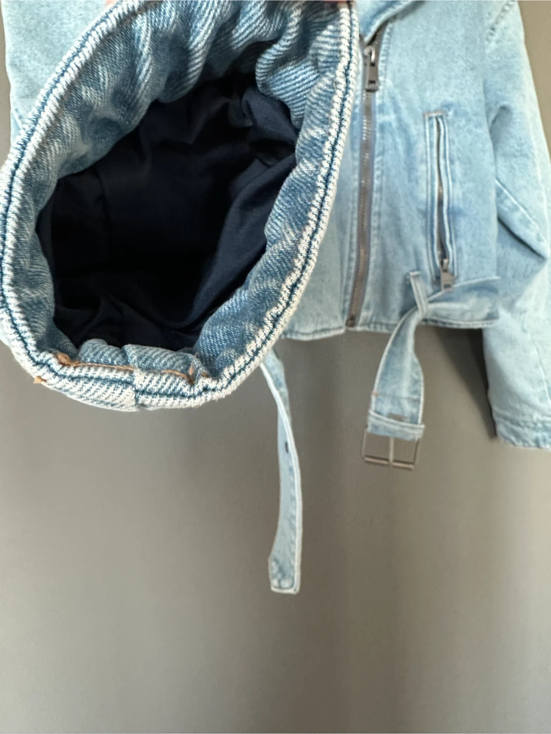 Levi’s Denim Moto Crop Jacket - photo 4