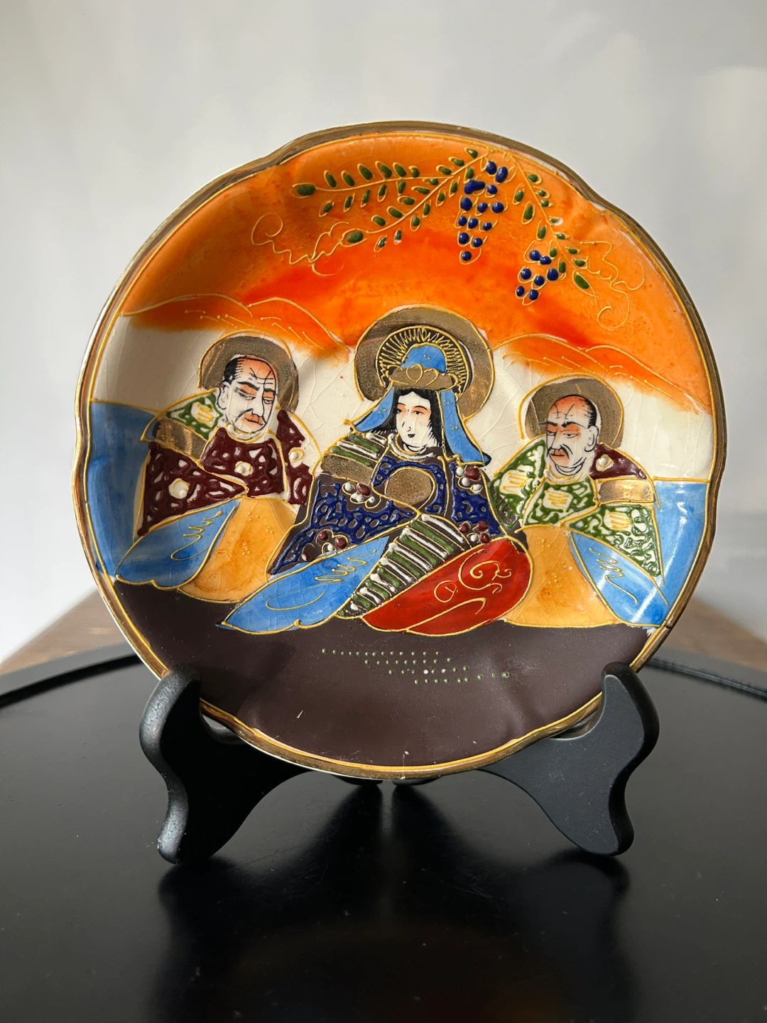 Vintage Japanese Satsuma Ware Plate