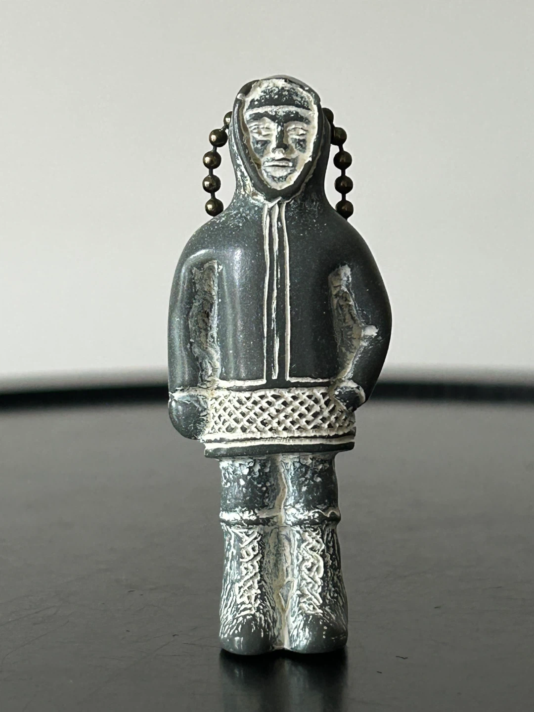 Vintage Canadian “TUNDRA” Arctic Figurine Keychain