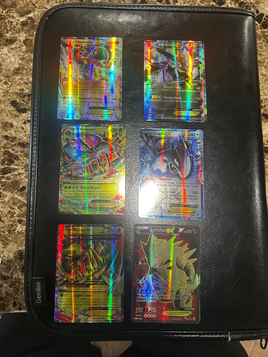 Pokemon Trading Cards Lot - Venusaur, Lugia, Tyranitar EX