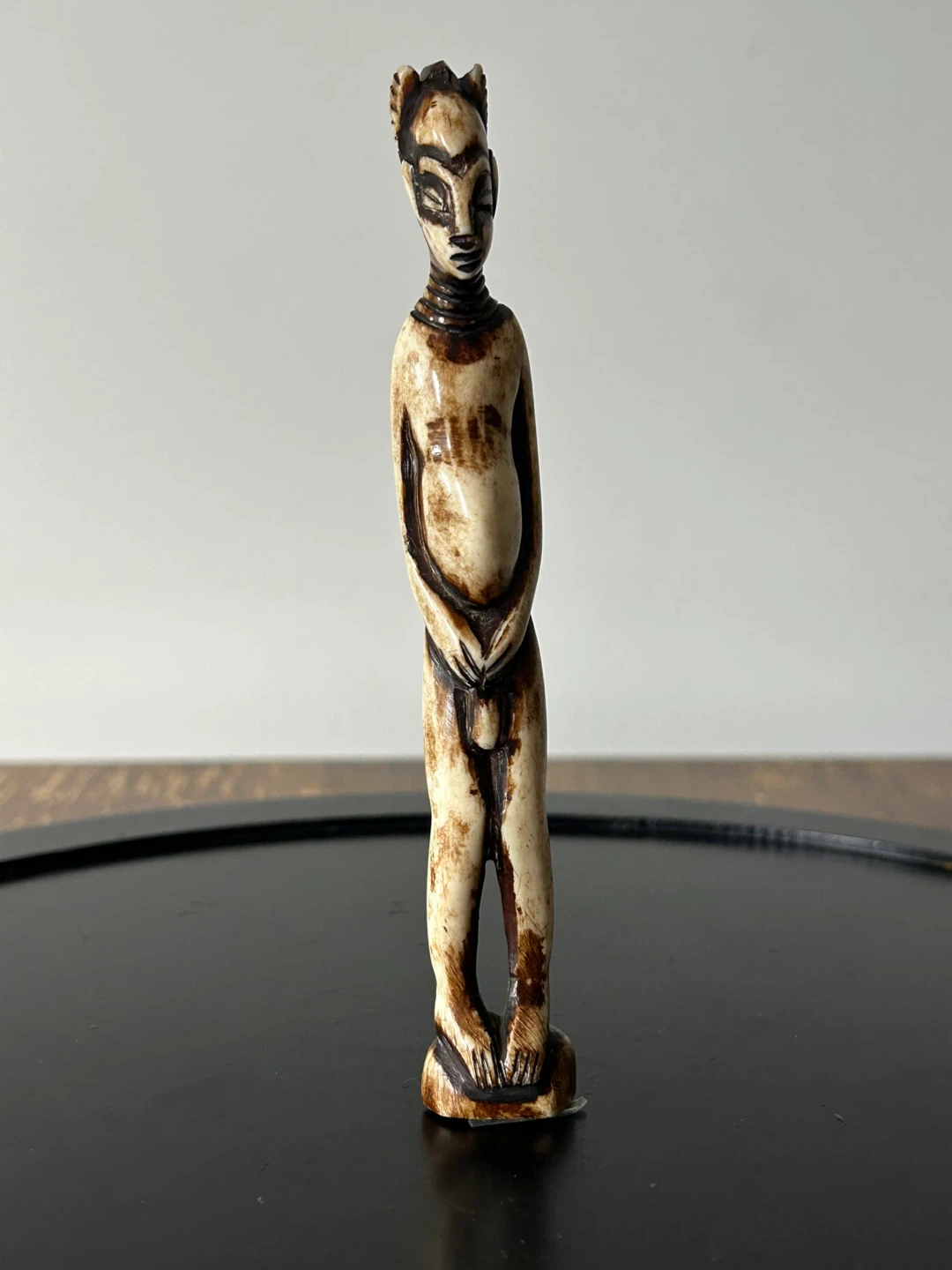 Vintage Hand-Carved African Bone Figurine