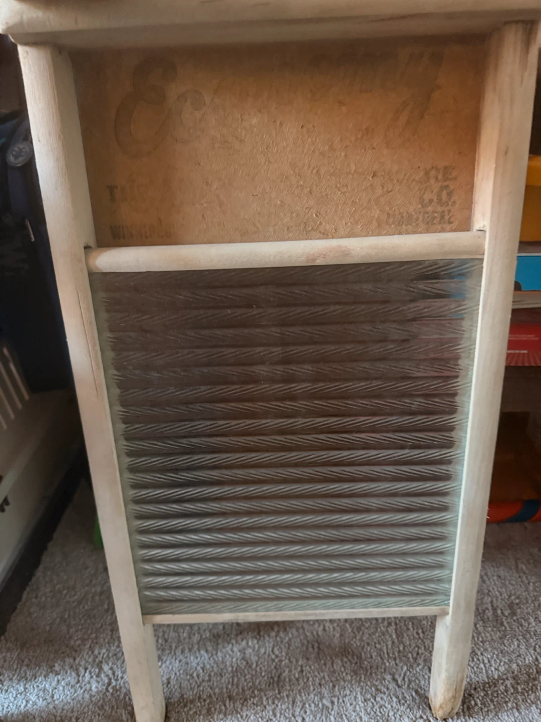 Vintage Wooden Washboard
