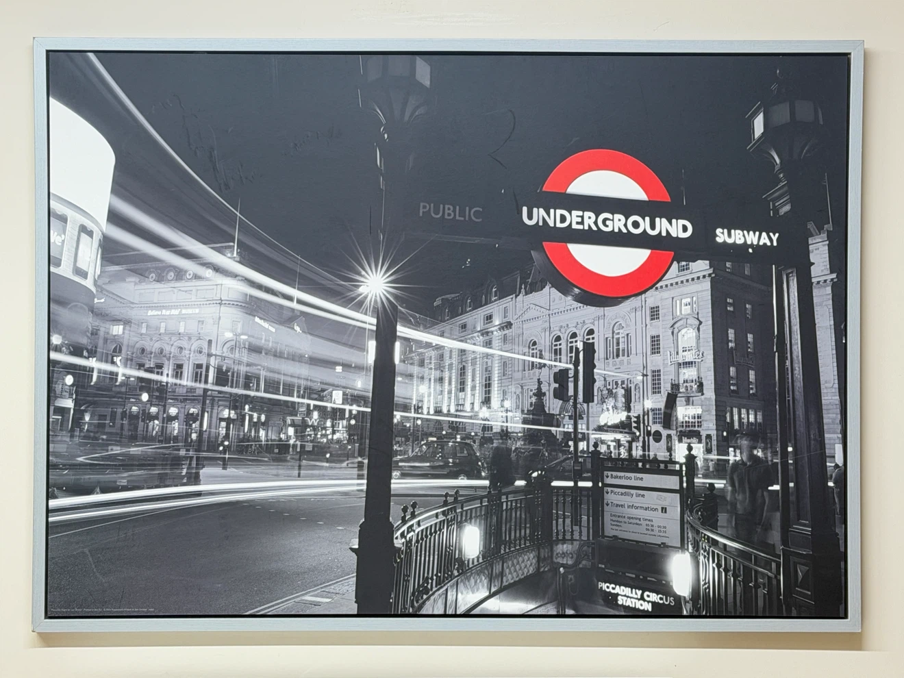 Piccadilly Circus Station Underground Art Print