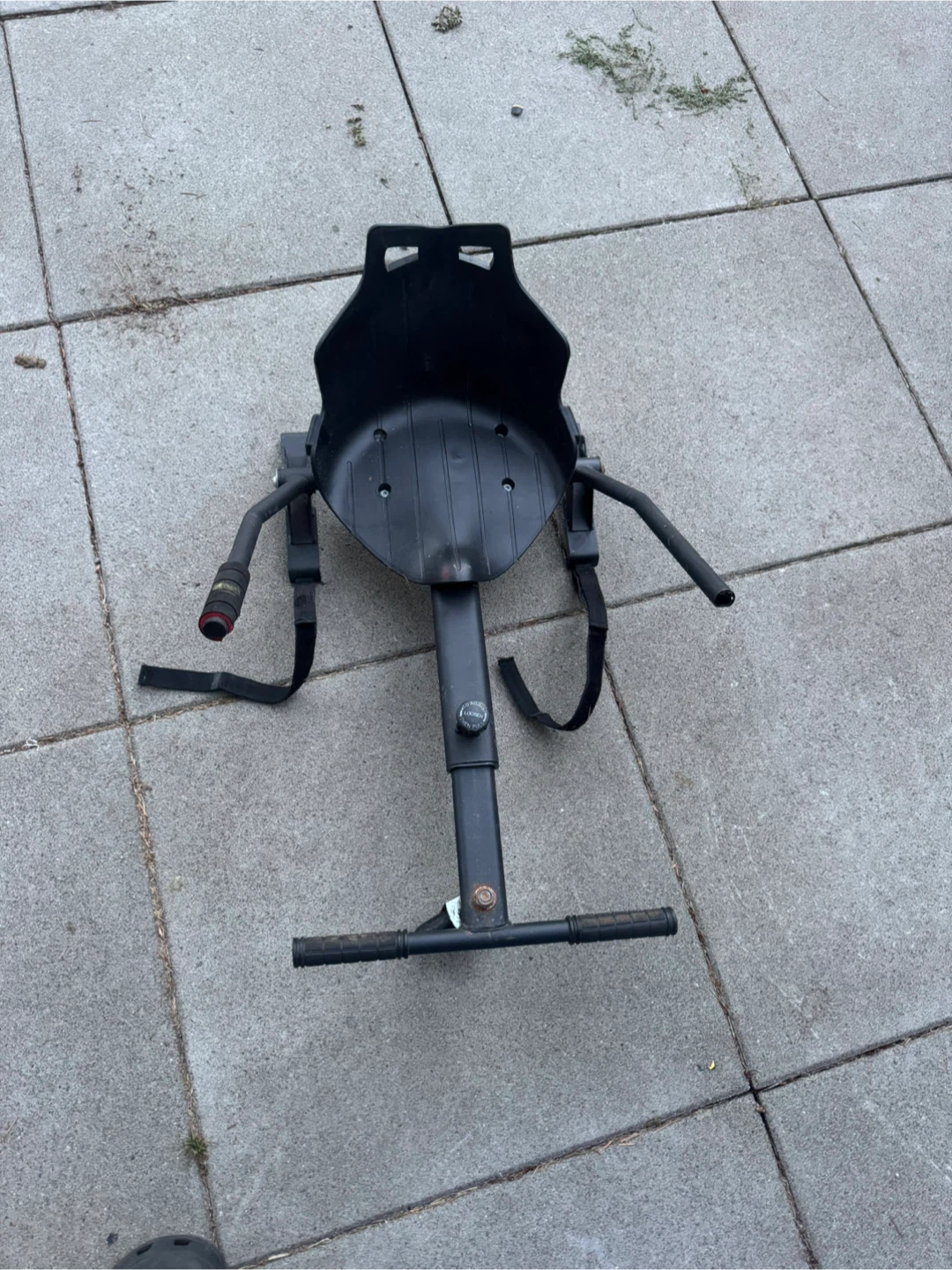 Black Sit-on Scooter/Rider