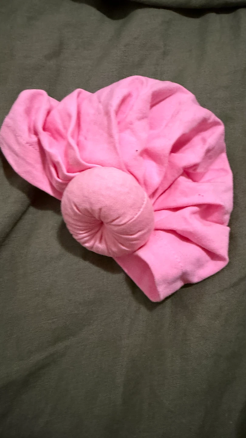 Pink Baby Turban Headband with Bow - photo 2