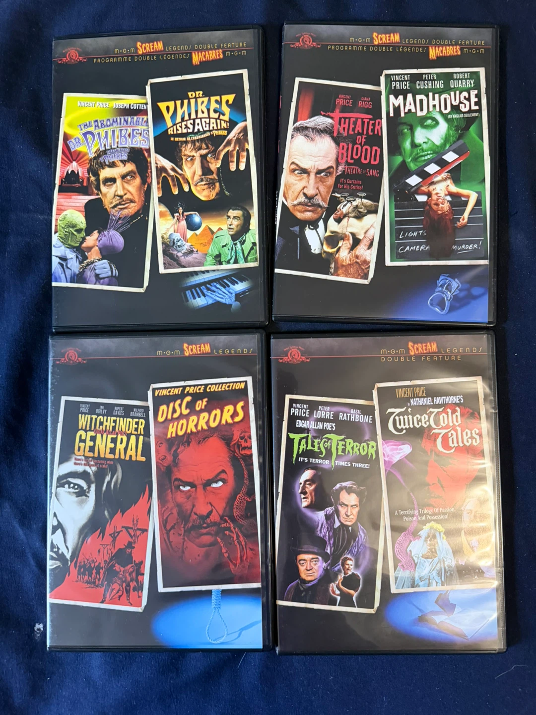 Vintage Vincent Price & Hammer Horror DVD Lot - photo 5