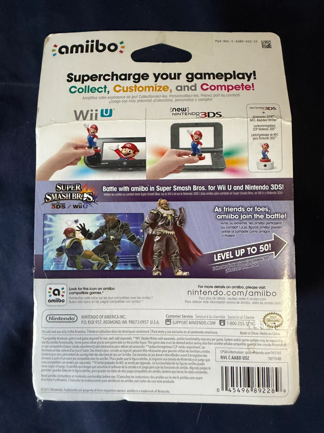 Ganondorf Super Smash Bros Series Amiibo New Sealed - photo 2