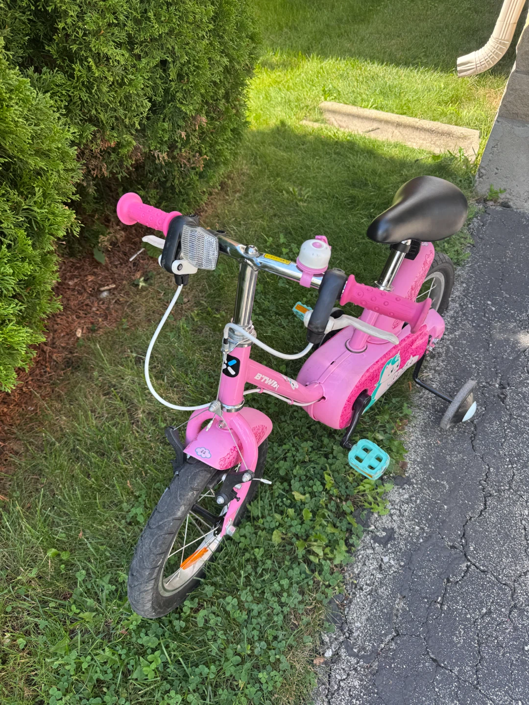B'Twin Kids' Pink Bicycle 14” - photo 2
