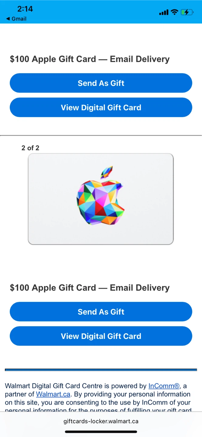 Apple Gift Card Digital - photo 2
