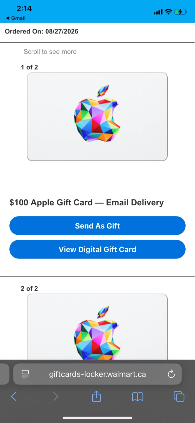 Apple Gift Card Digital - photo 3