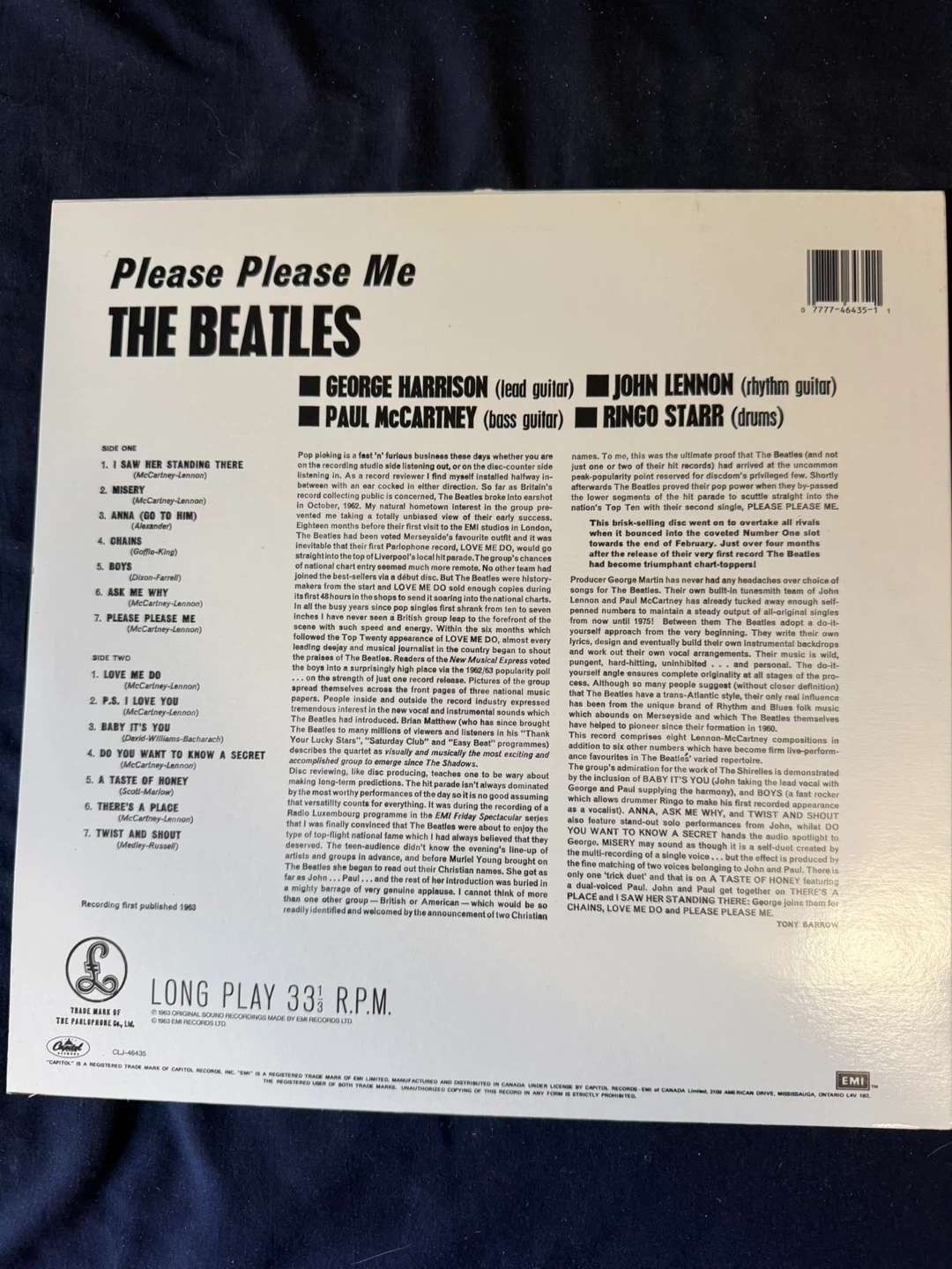 The Beatles – Please Please Me Mono Canadian Reissue LP - photo 2