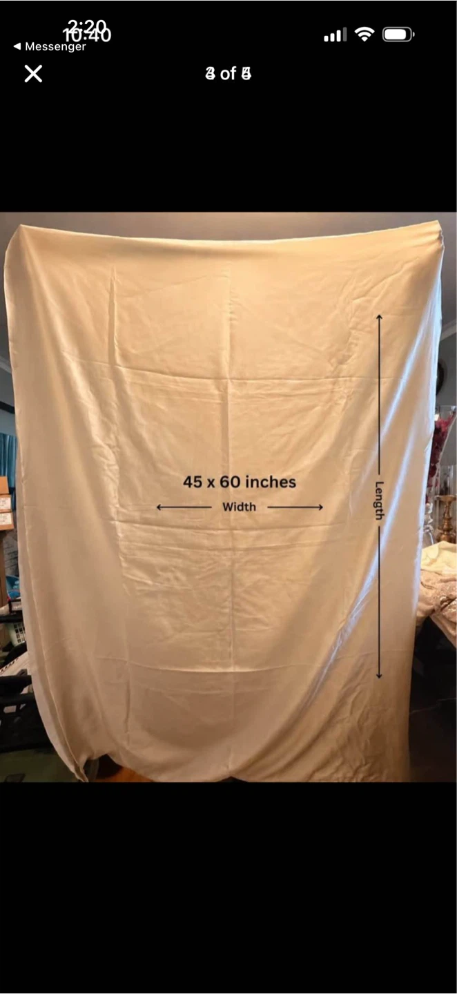 Satin Polyester Fabric - Various Colours, each $5 - photo 5