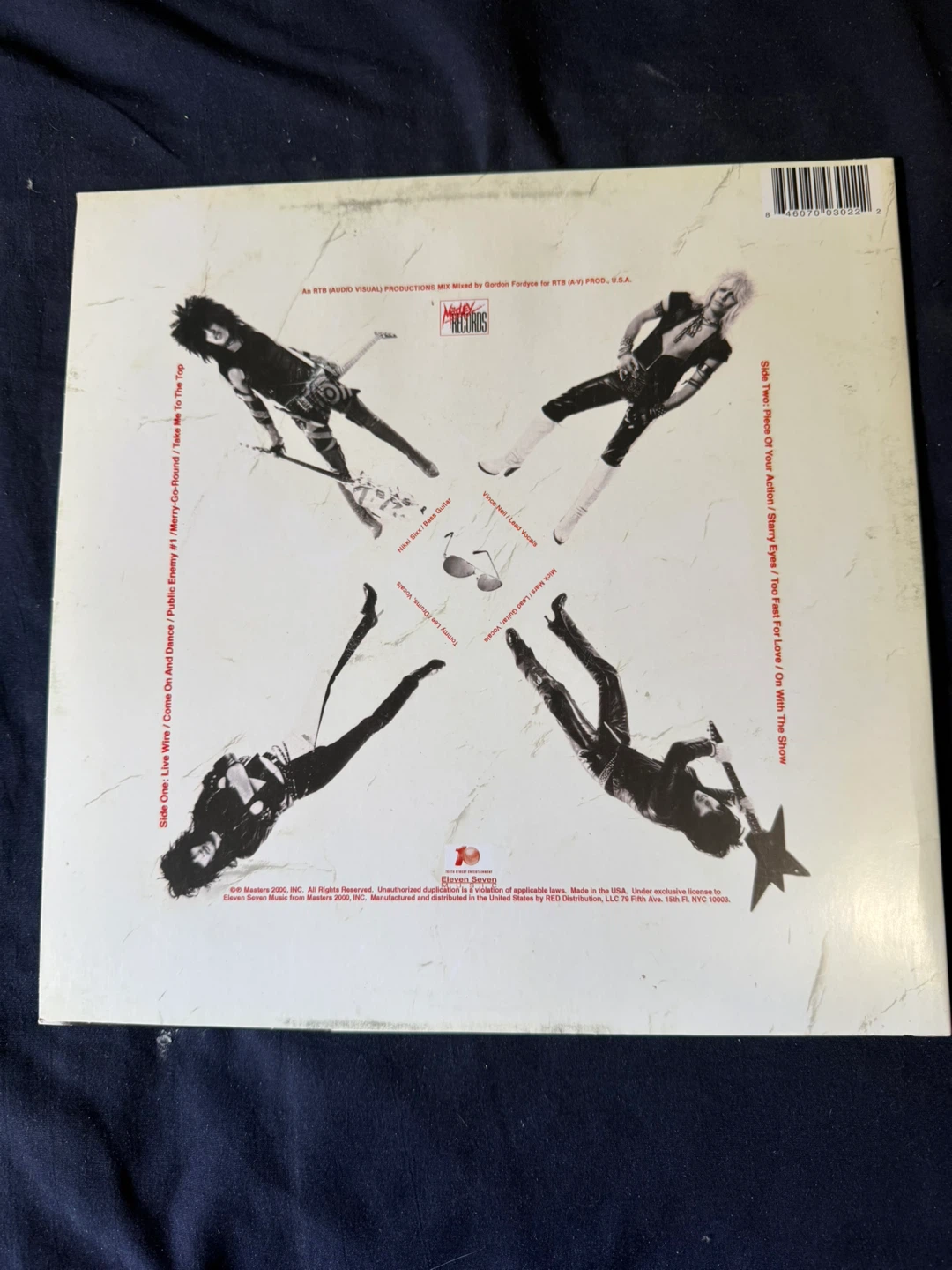 Mötley Crüe – Too Fast For Love LP - photo 2