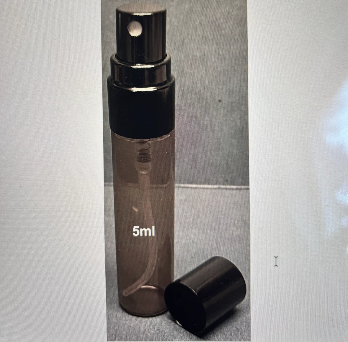Amber Glass Spray Bottle