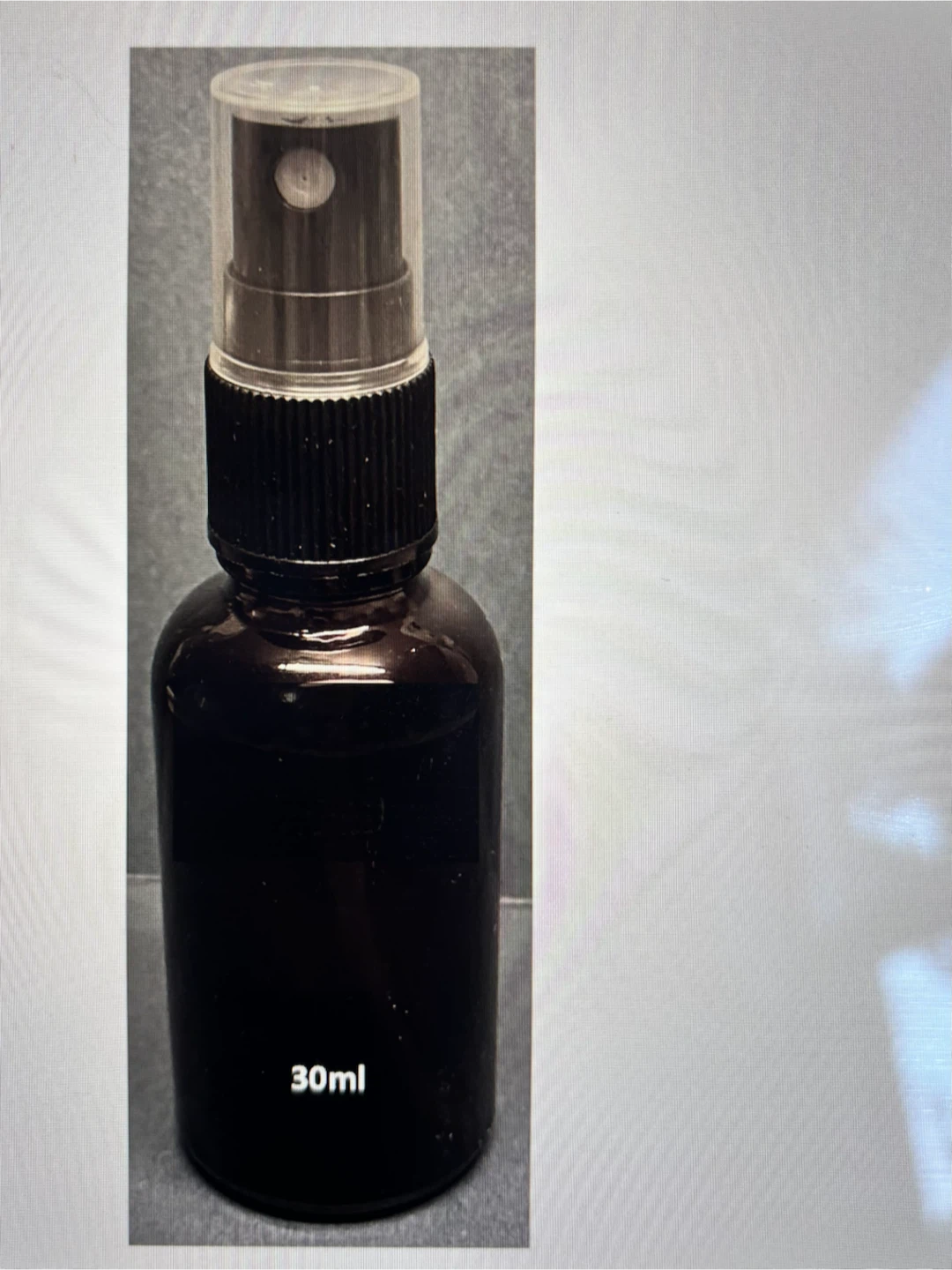 Amber Glass Spray Bottle - photo 2