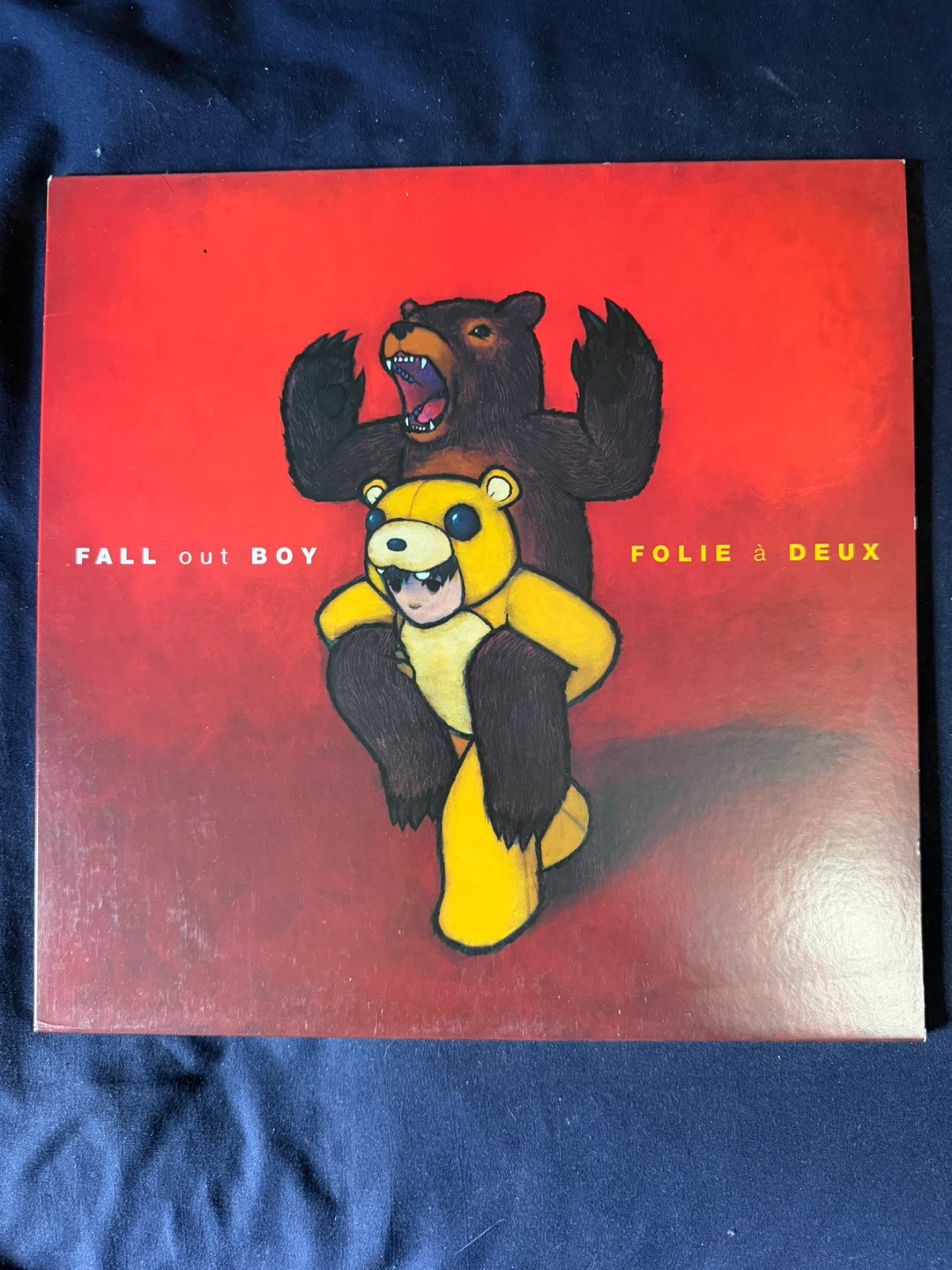 Fall Out Boy Folie à Deux Transparent Red & Orange 2LP