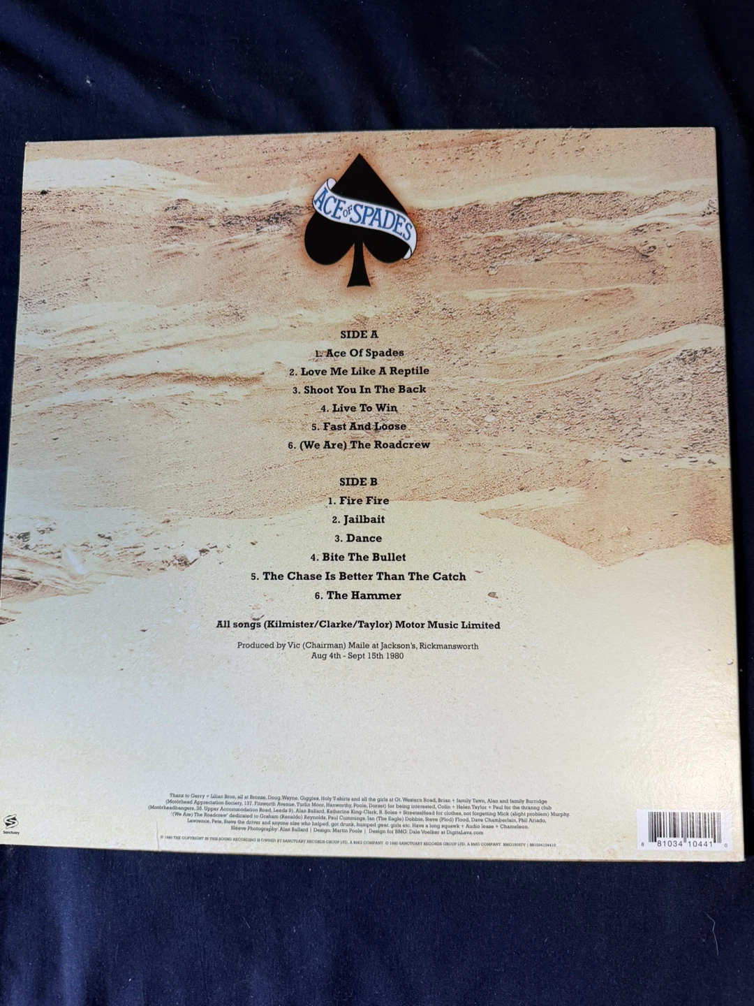 Motörhead – Ace Of Spades LP - photo 2