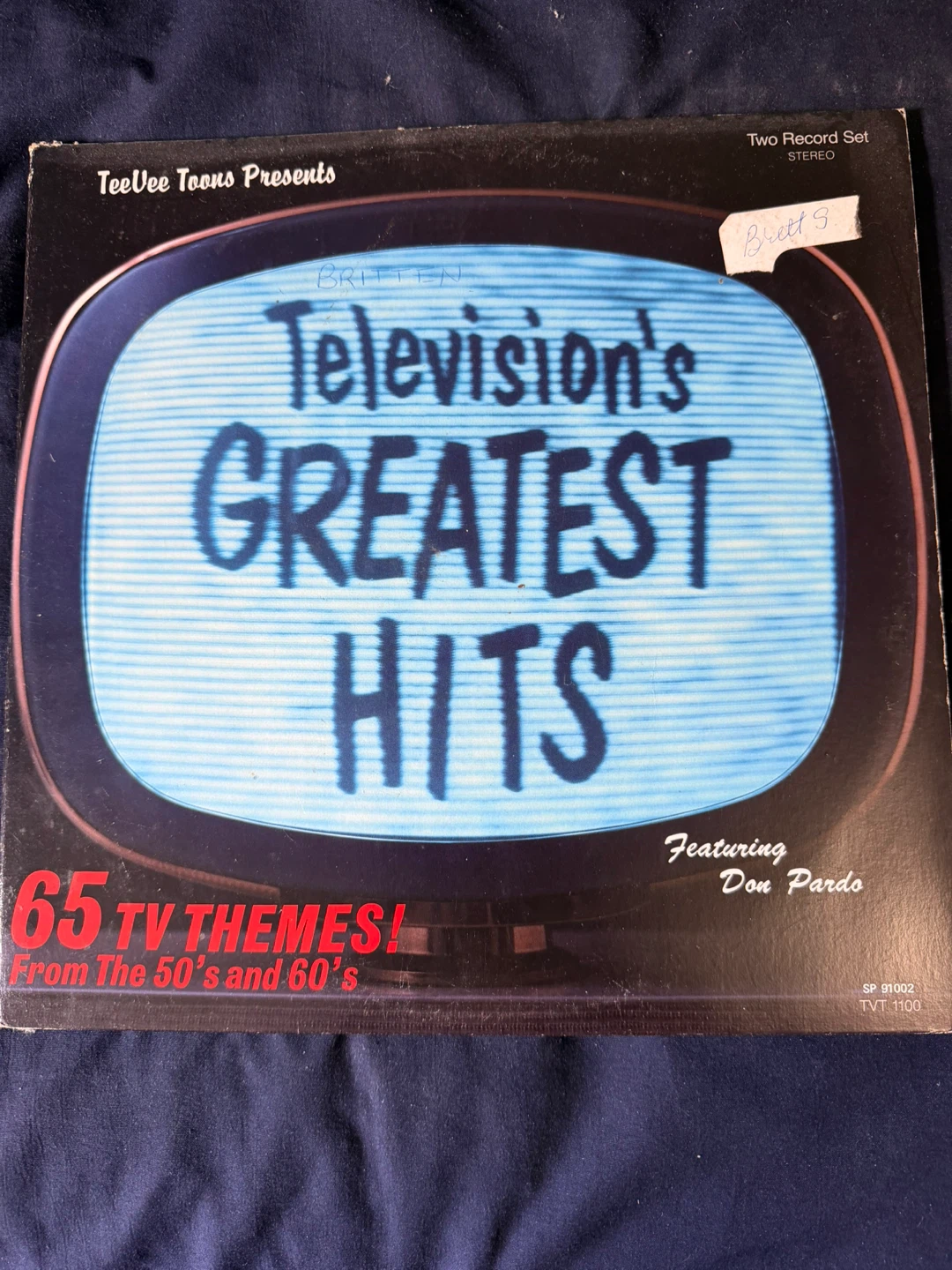 Various Artists – Television's Greatest Hits Double LP