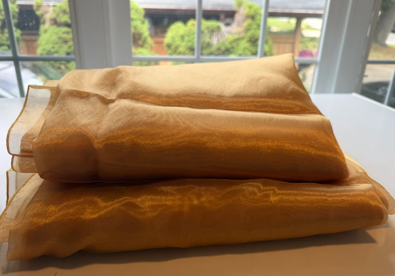 Sheer Organza Scarf or Fabric, each $16