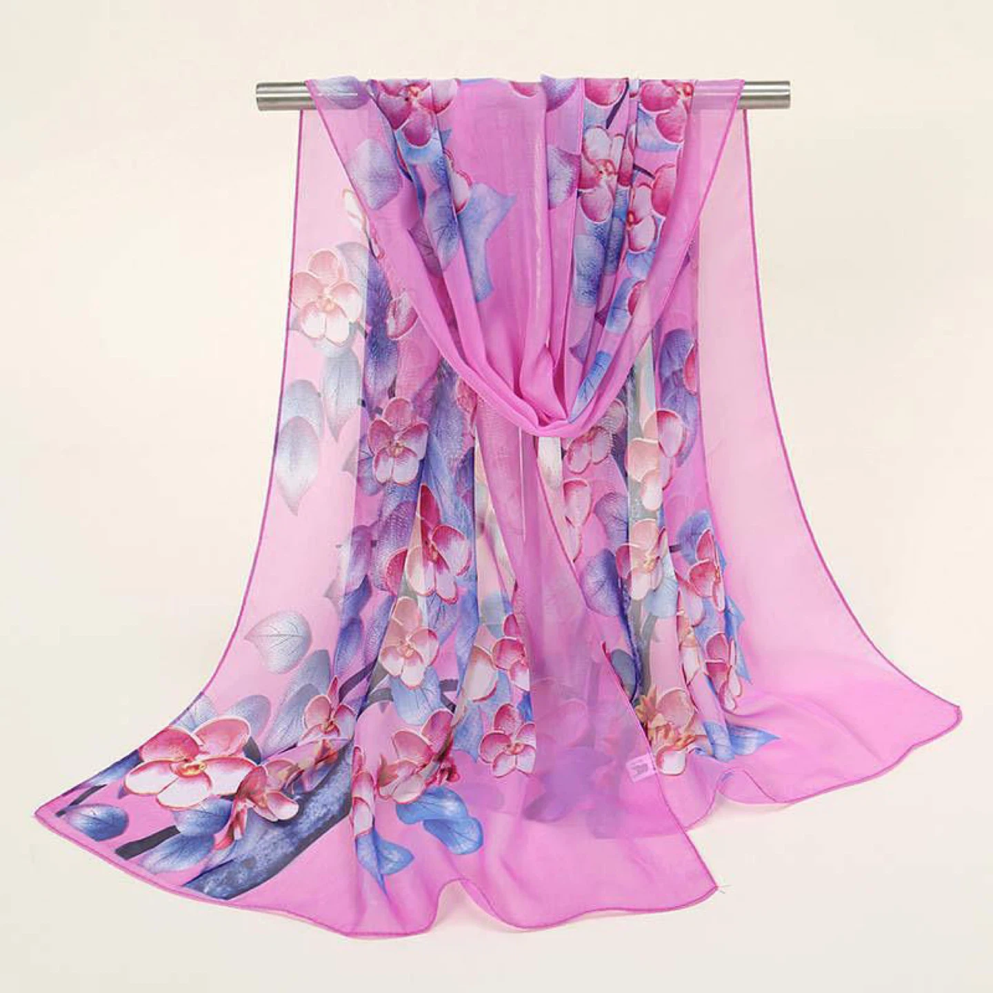 Floral Sheer Scarf - Various Colours - photo 4