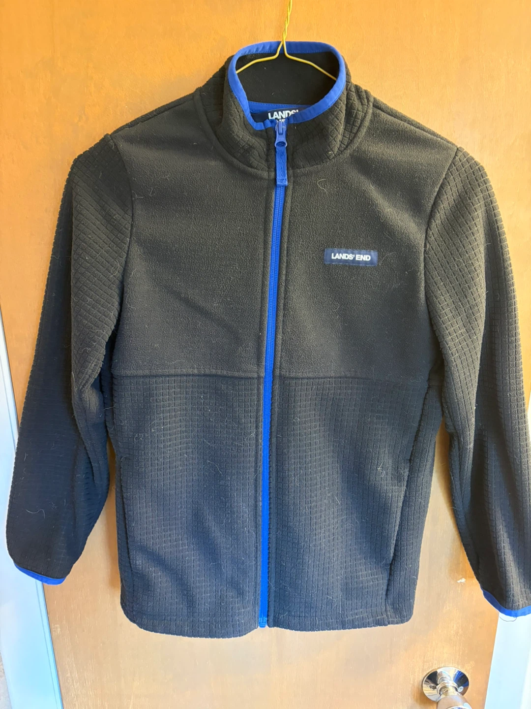 Kids Lands' End Fleece Jacket - Black