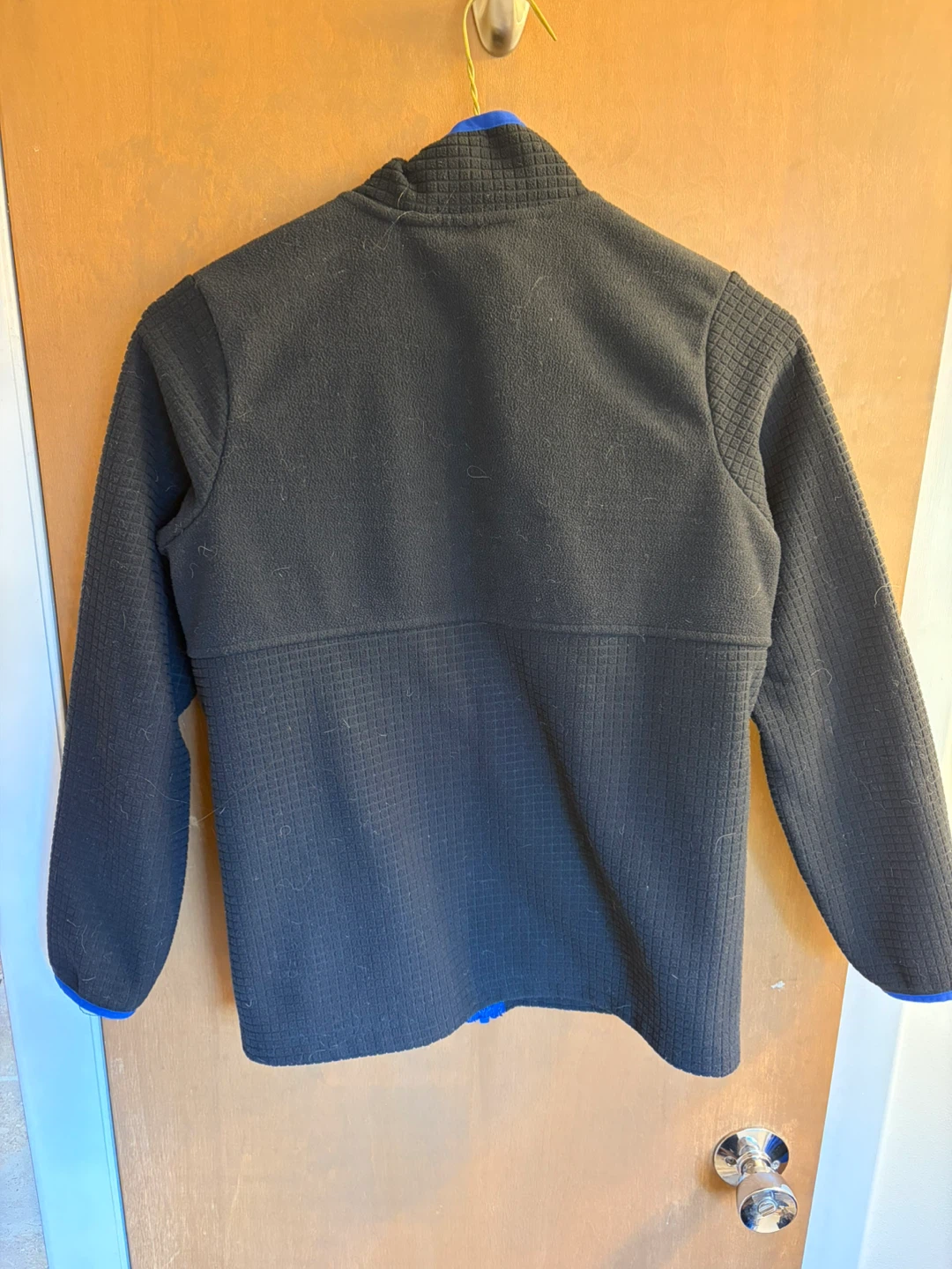 Kids Lands' End Fleece Jacket - Black - photo 3