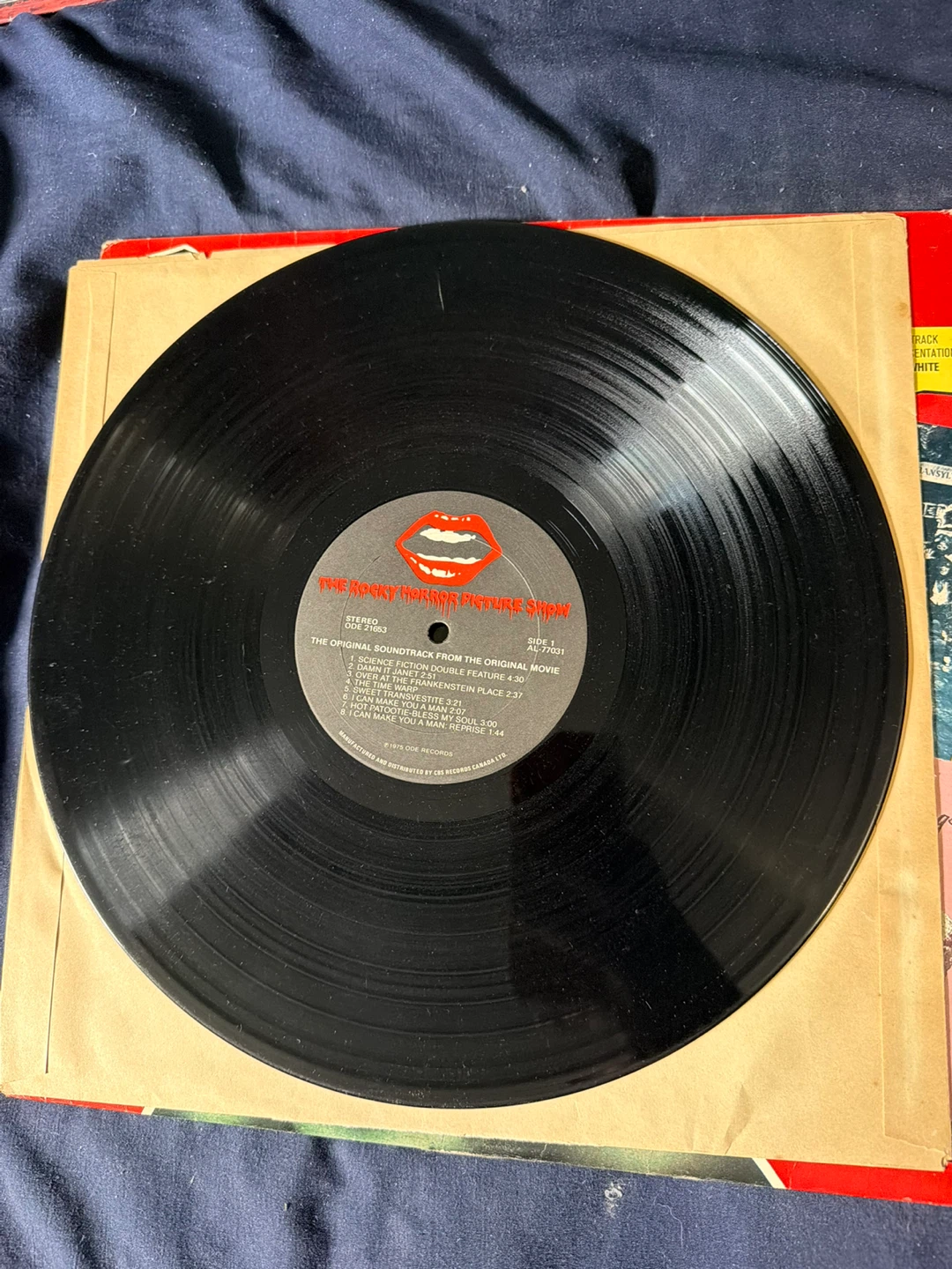 The Rocky Horror Picture Show Original Soundtrack LP - photo 3