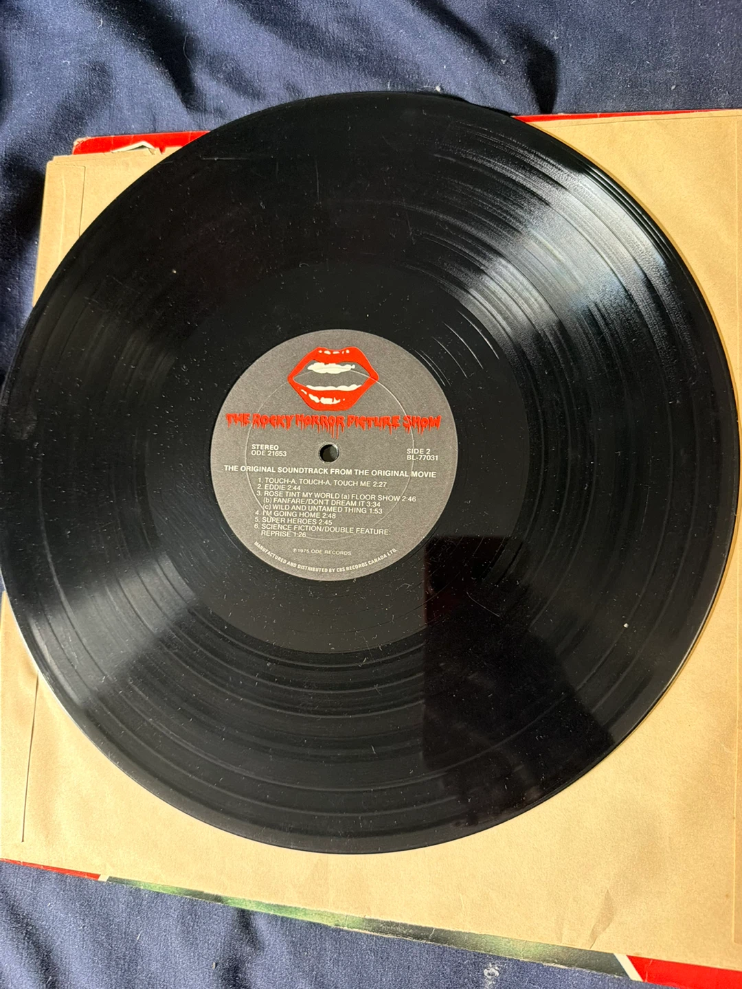 The Rocky Horror Picture Show Original Soundtrack LP - photo 4