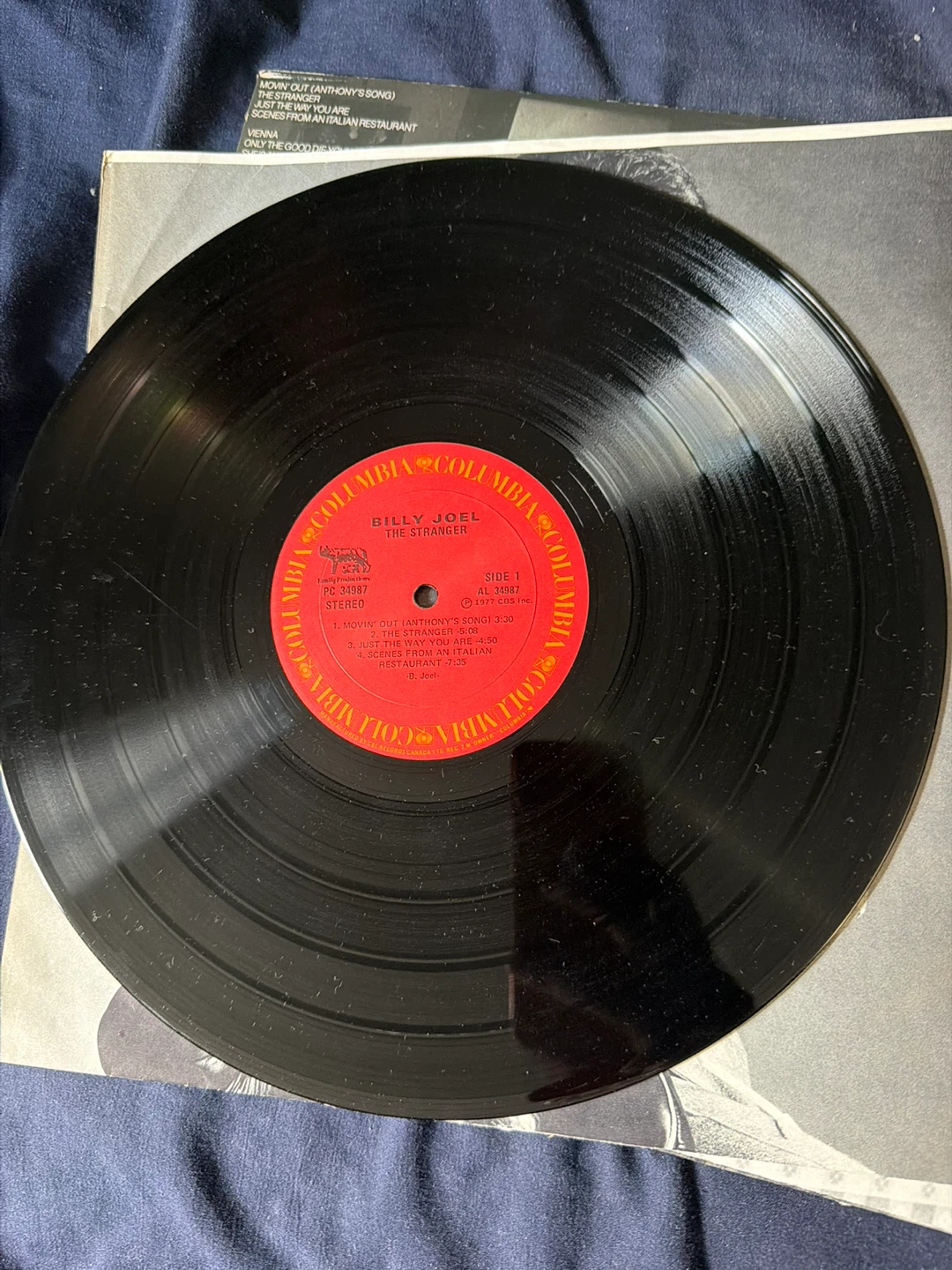 Billy Joel – The Stranger Original 1977 LP Vinyl - photo 3