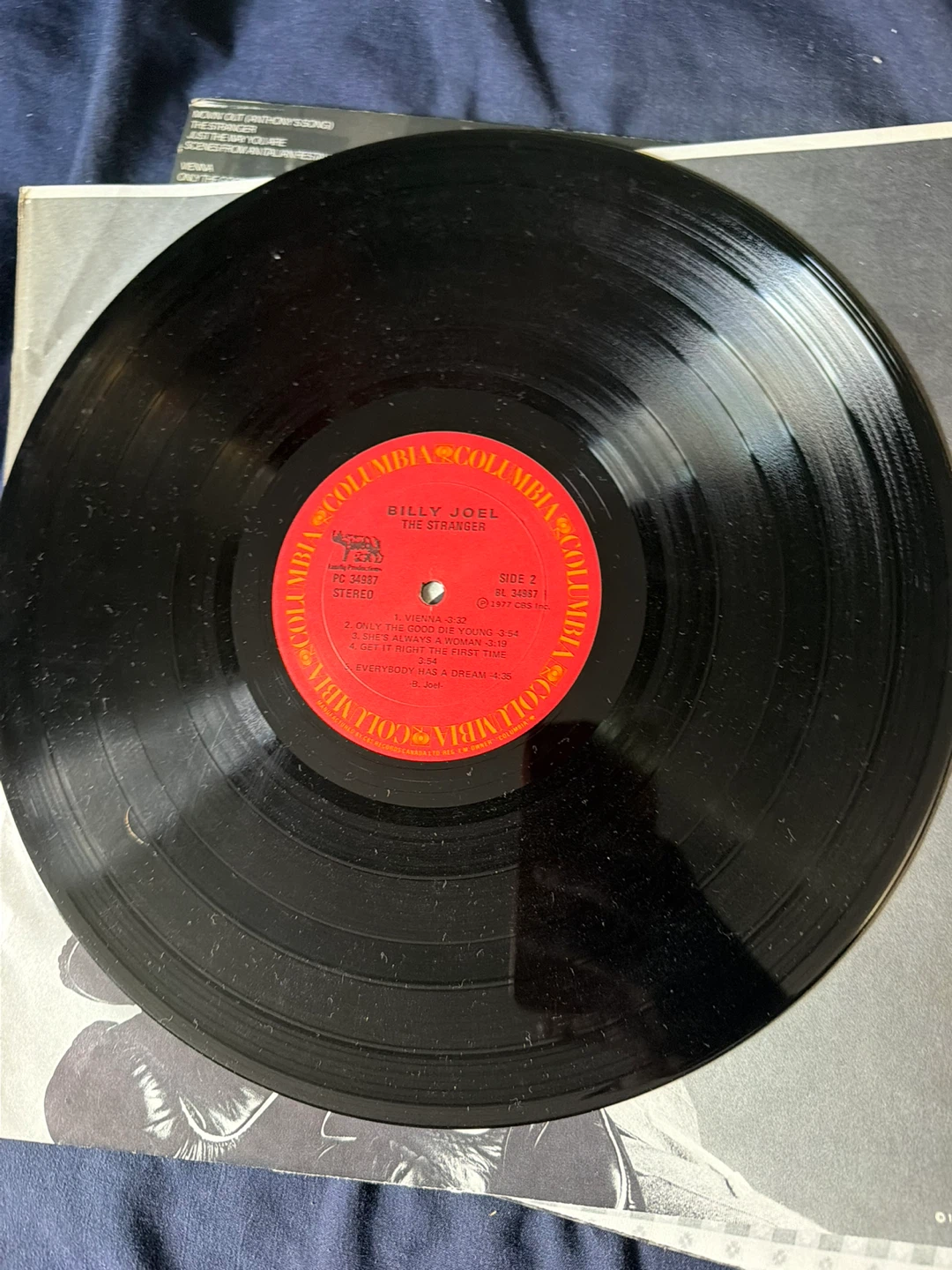 Billy Joel – The Stranger Original 1977 LP Vinyl - photo 4