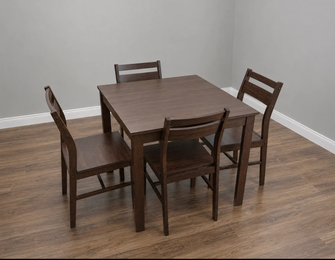 New 5 Piece Space Saving Kitchen Dining Set