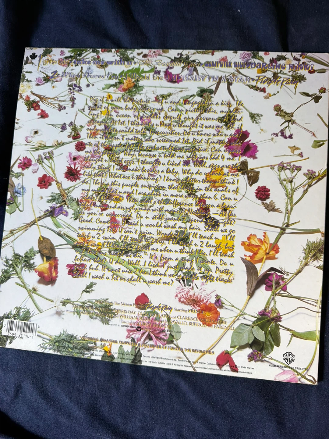Prince and the Revolution – Purple Rain Original 1984 LP Vinyl - photo 2