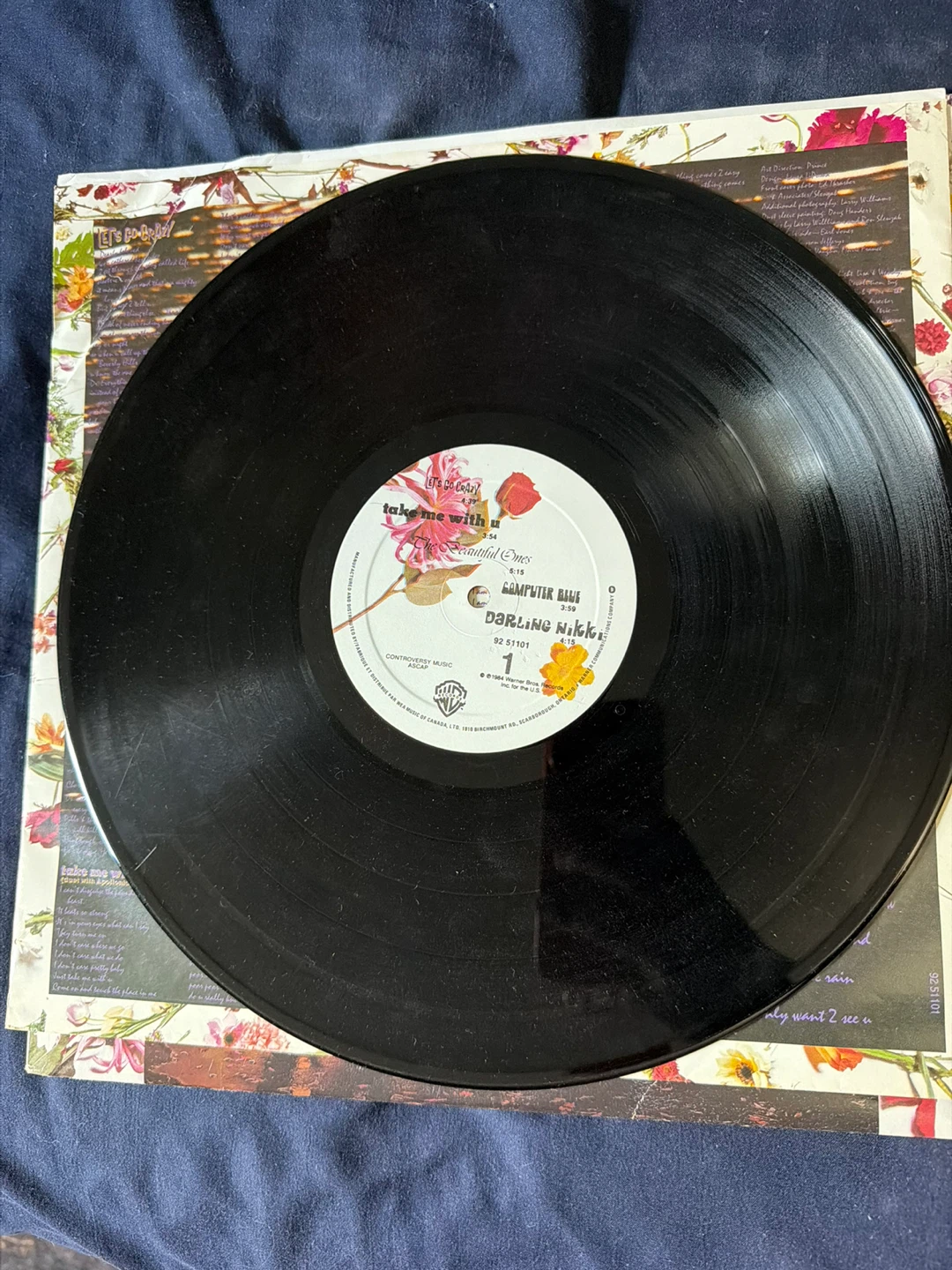 Prince and the Revolution – Purple Rain Original 1984 LP Vinyl - photo 3