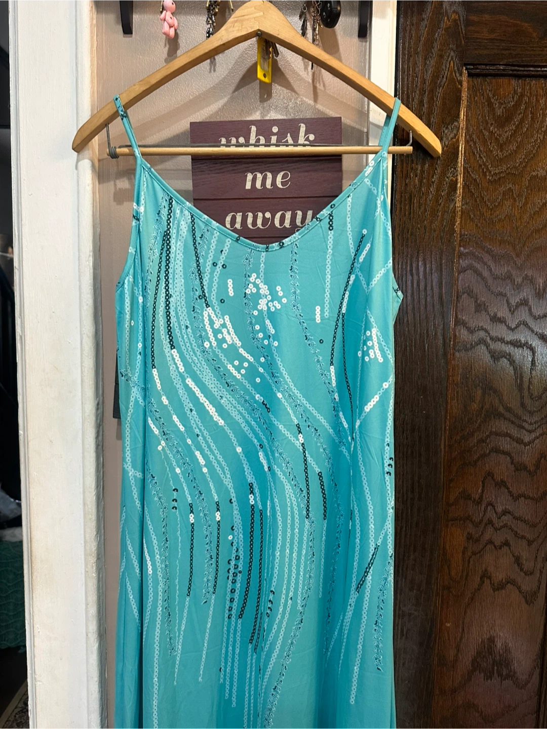 Turquoise Maxi Dress and Matching Duster - photo 3