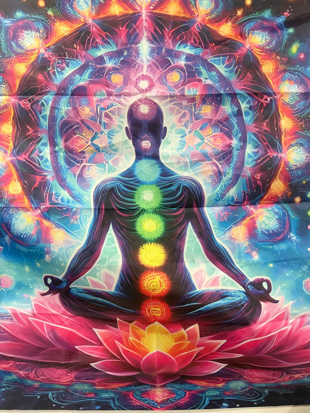 Spiritual Yoga Chakra Tapestry Wall Hanging - photo 2