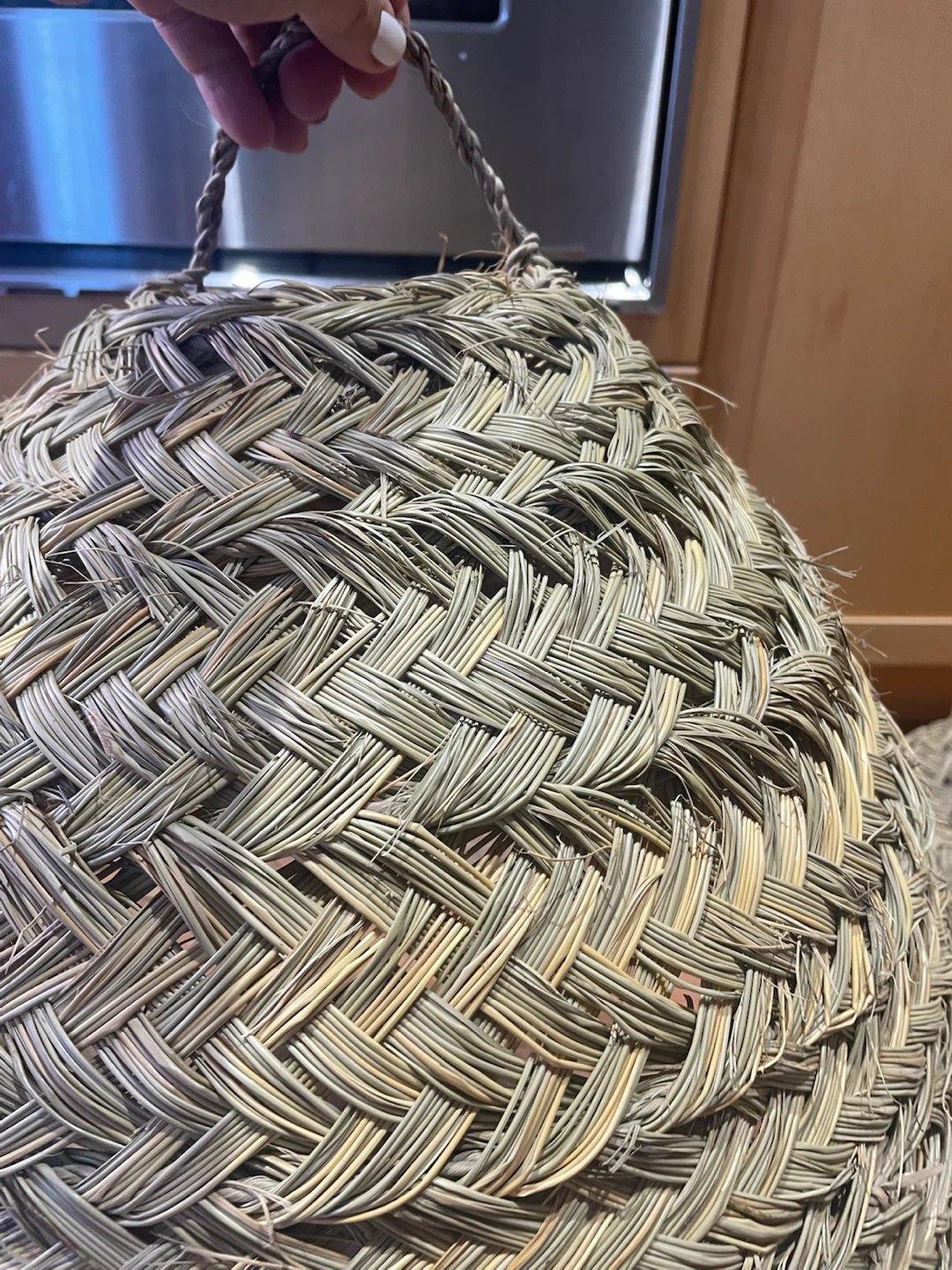 Woven Straw Basket - photo 5