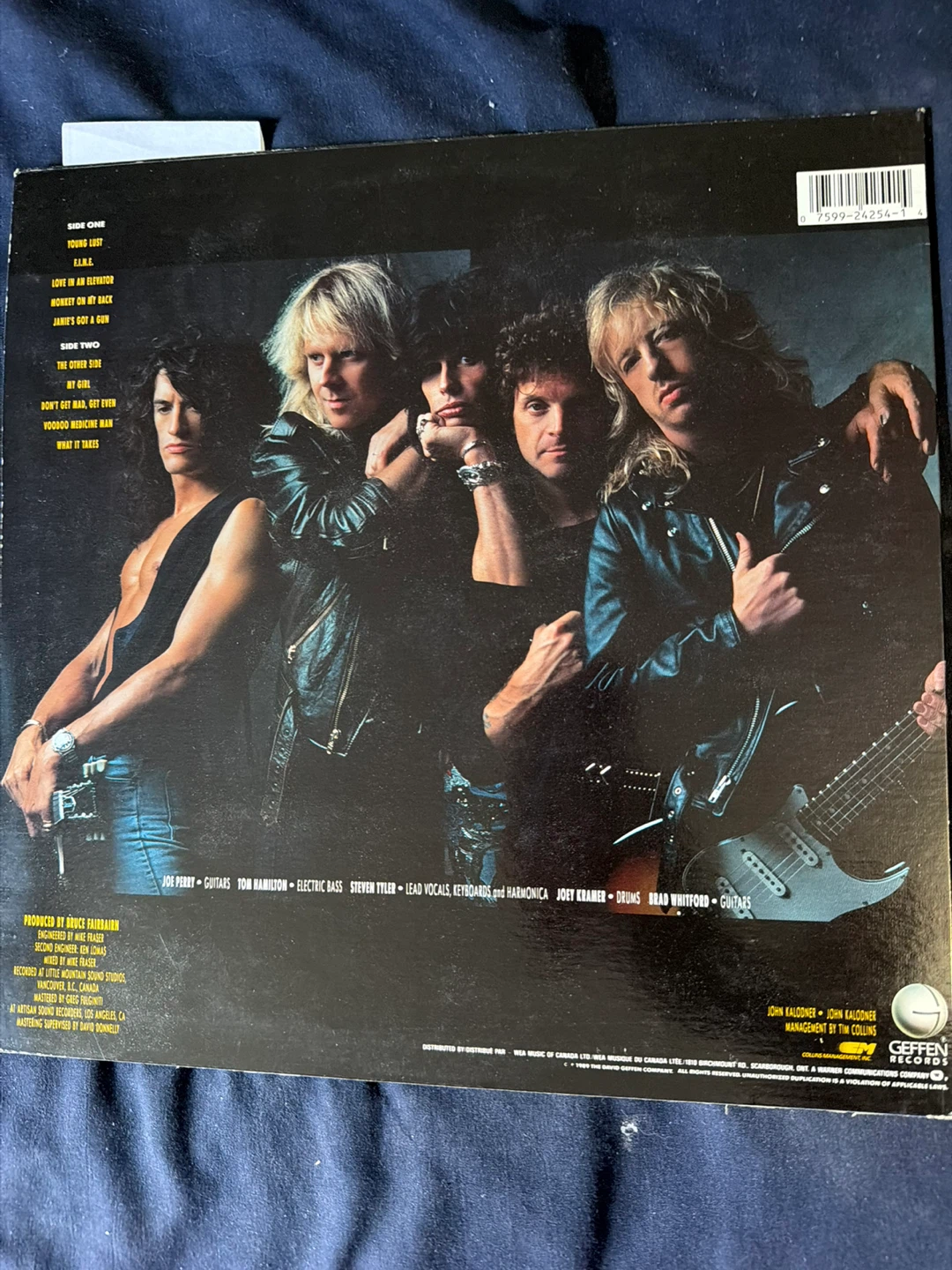 Aerosmith – Pump Original 1989 LP Vinyl - photo 2