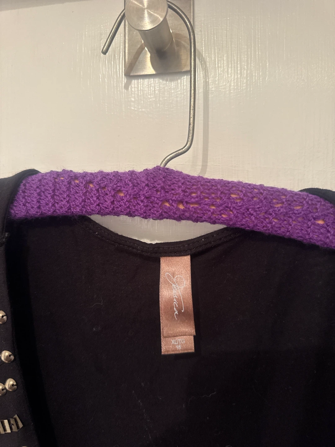 Black Sequin Embellished V-Neck Top - photo 2