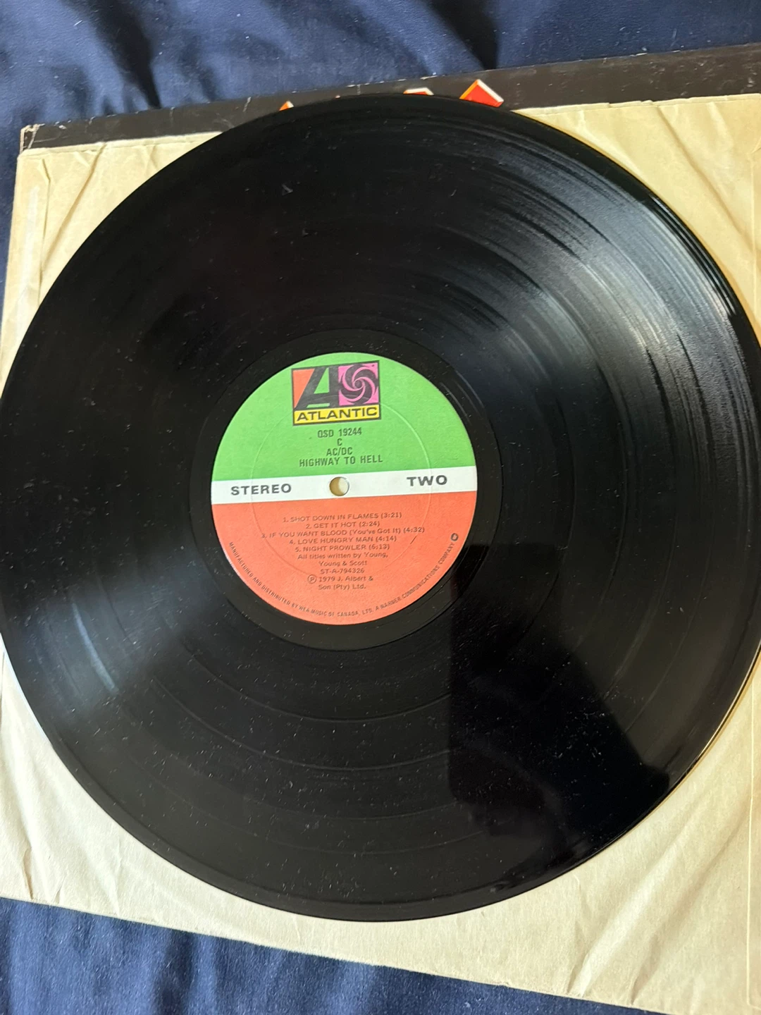 AC/DC – Highway to Hell 1979 Canadian Promotional LP - photo 4